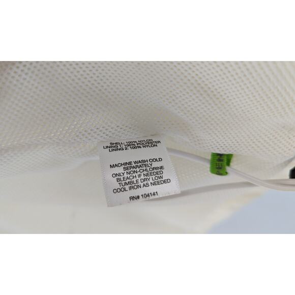 Koppen Spring White Jacket Windbreaker Coat Size Medium - Picture 10 of 11